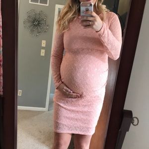 Pinkblush blush pink maternity dress